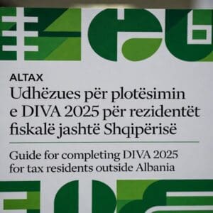 Udhëzues për plotësimin e DIVA 2025 për rezidentët fiskalë jashtë Shqipërisë